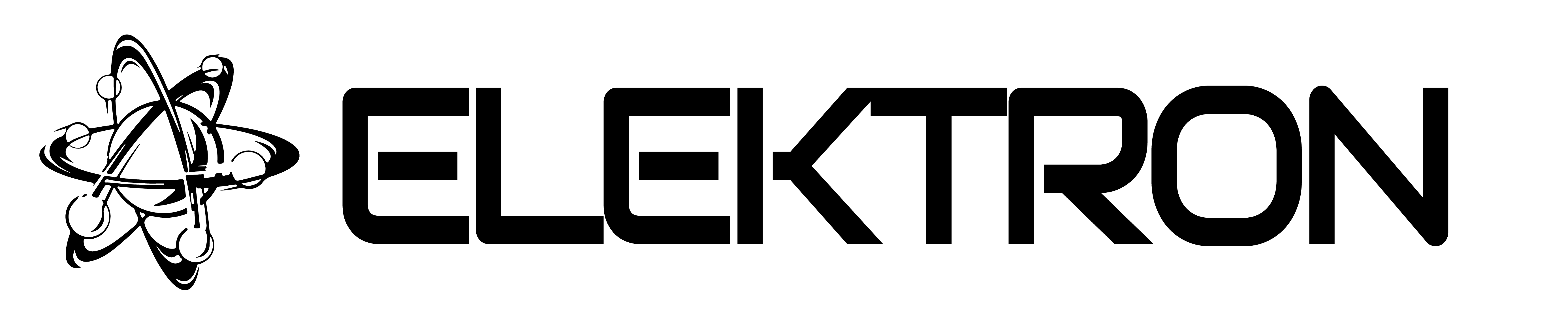 elektryk konin elektron logo czarny
